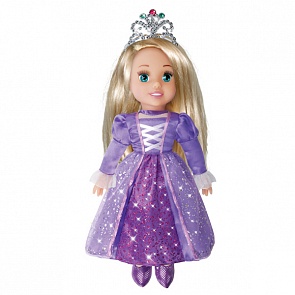 Кукла Принцесса Рапунцель Дисней, 30 см., озвученная, с мягким телом (Мульти Пульти, RAP004sim)